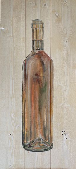 Peinture, Bottle Rosé, Caroline Godefroy
