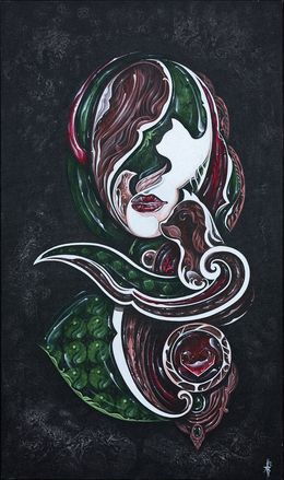 Peinture, A women like a cat, ArtoRich