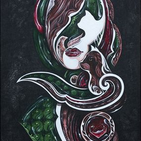 Peinture, A women like a cat, ArtoRich