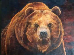 Painting, Ours brun, Nicole Lavigne