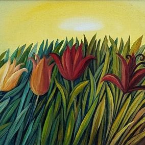 Painting, Wheel of life, Nelli Tsenova