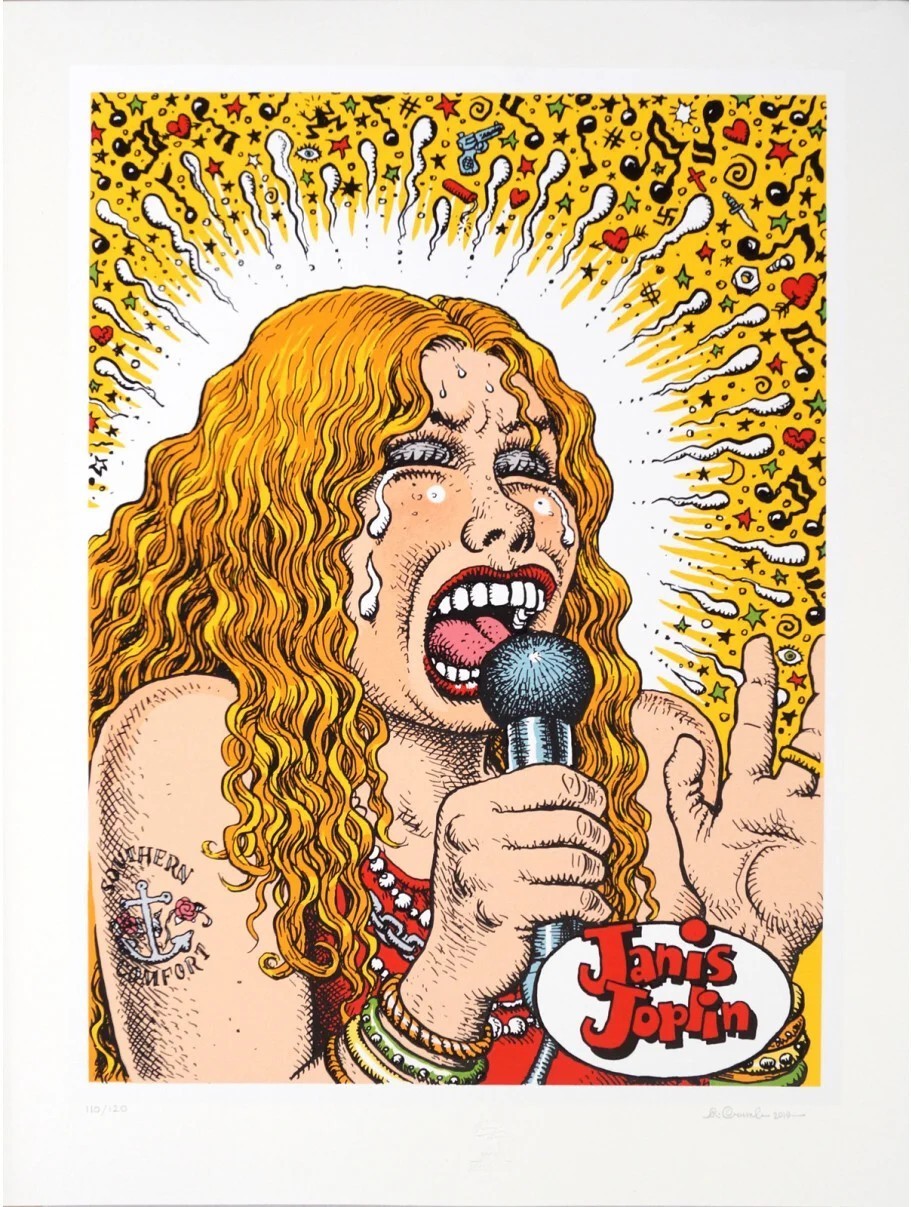 Robert Crumb, Janis Joplin Robert Crumb, Janis Joplin