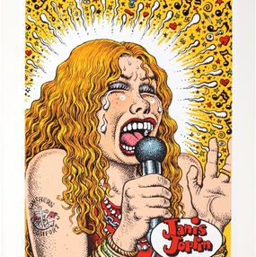 Print, Janis Joplin, Robert Crumb