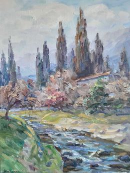 Gemälde, Creek flows, Kovalenko Ivan