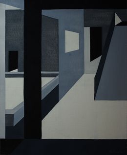 Peinture, Space Grandfather Wang’s House Black & White, Raffaella