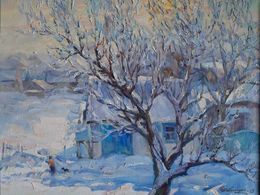 Gemälde, Winter landscape, Kovalenko Ivan