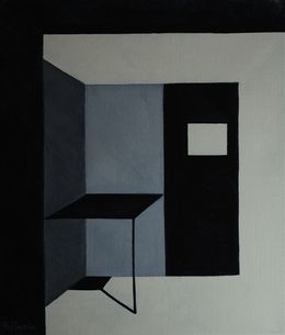 Peinture, Space Granduncle’s House Dining Room and Kitchen Black & White, Raffaella
