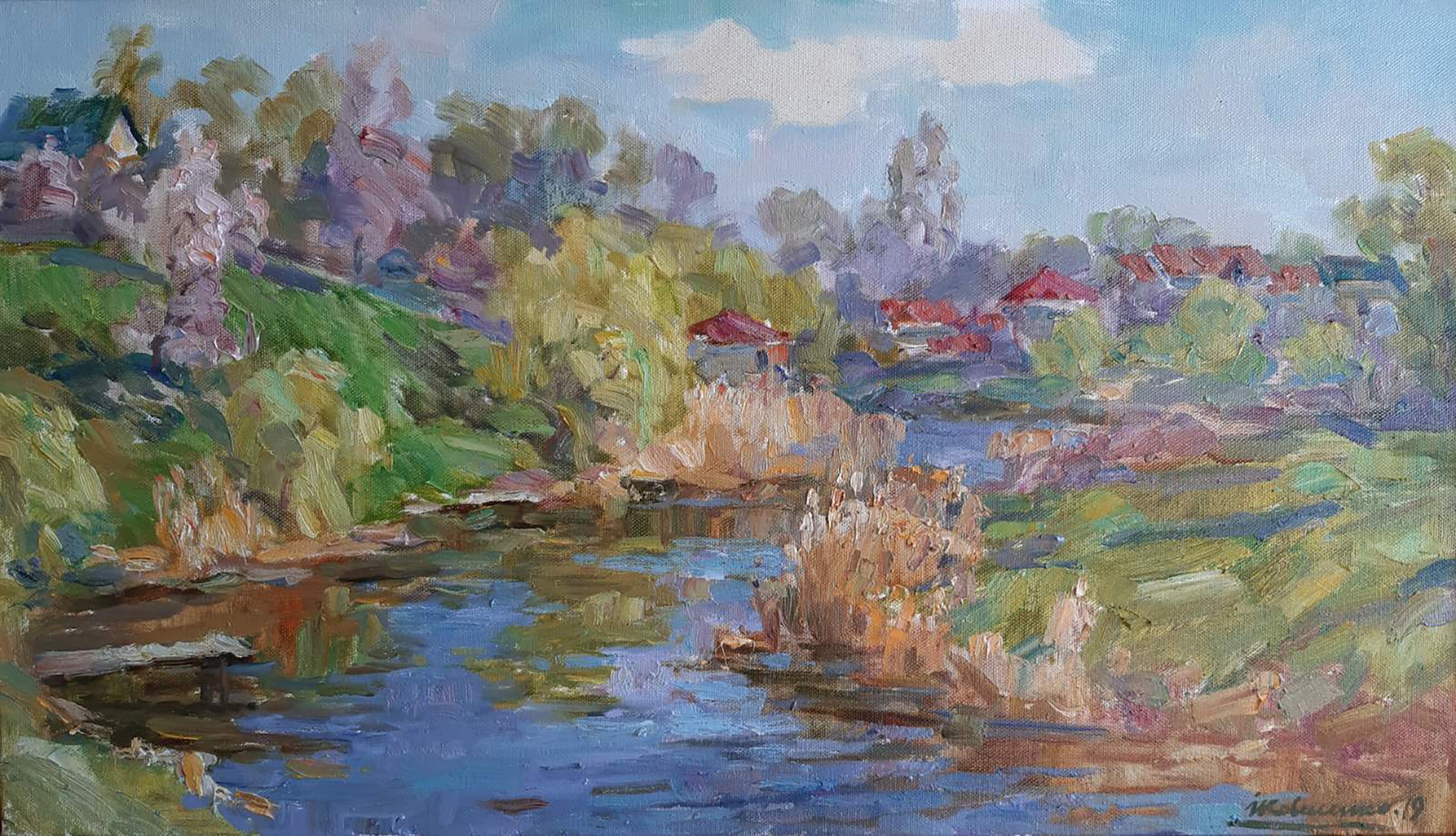 Kovalenko Ivan, The river flows through the city Kovalenko Ivan, The river flows through the city