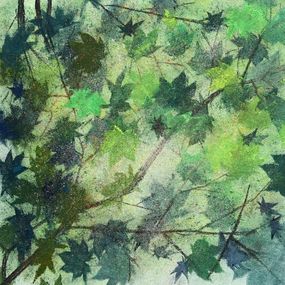 Dessin, Looking up in forest Summer, Kenny R.K.