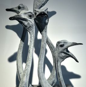 Sculpture, Bouquet d’autruches, Quentin Garel