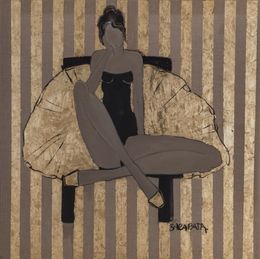 Print, Golden stripes, Joanna Sarapata