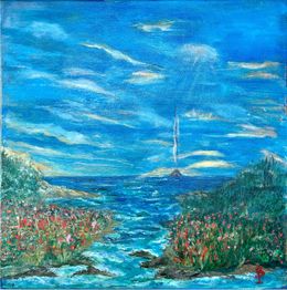 Gemälde, Entre ciel et mer, Sylvie Pulur