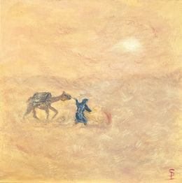 Painting, Desert, Sylvie Pulur