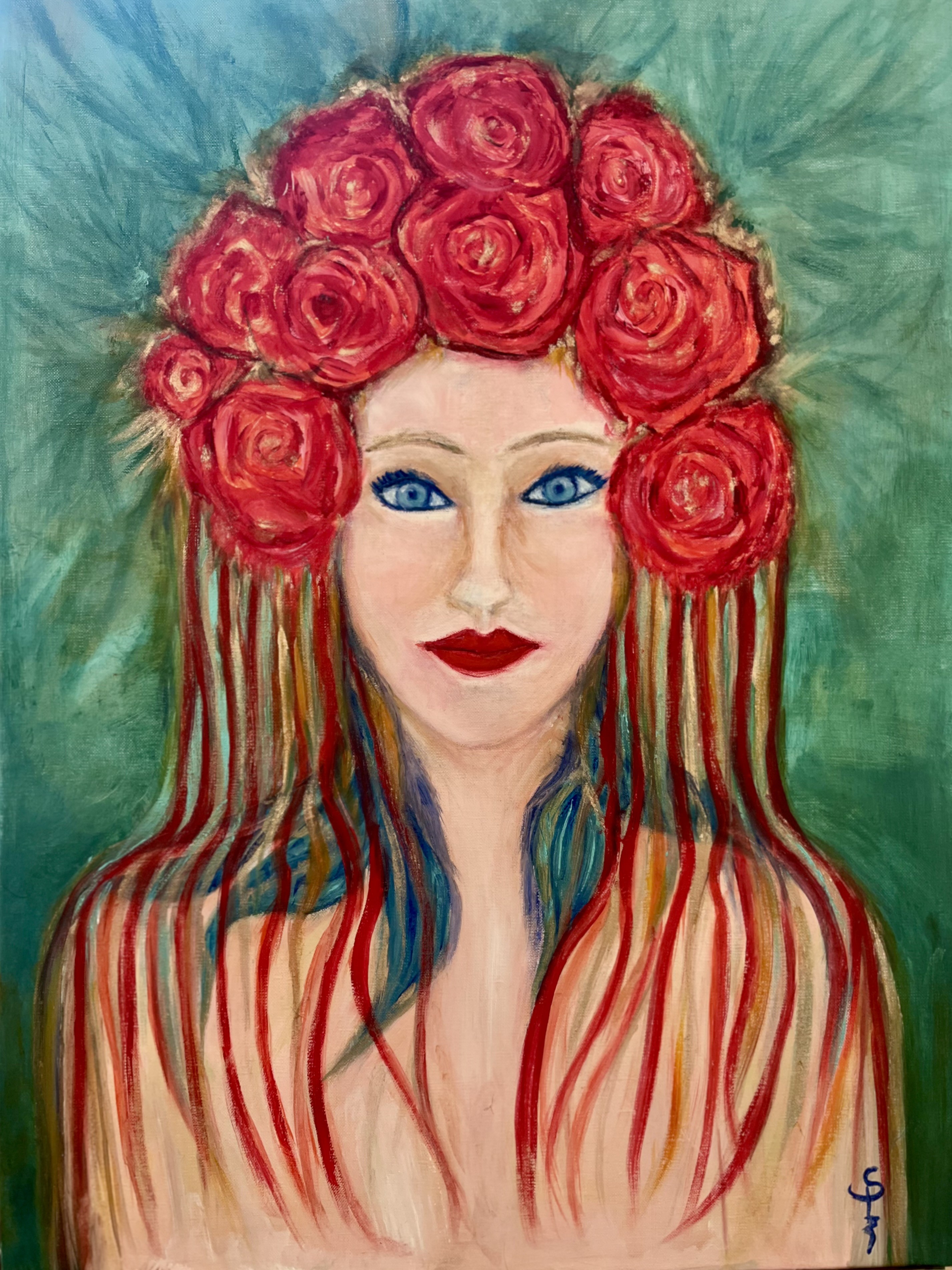 Sylvie Pulur, La dame aux roses Sylvie Pulur, La dame aux roses