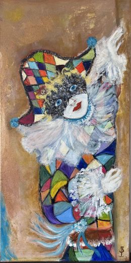 Gemälde, Arlequin, Sylvie Pulur