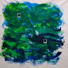 Painting, Untitled (Diagonal), Udi Cassirer