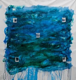 Painting, Quintuple III, Udi Cassirer