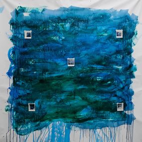 Painting, Quintuple III, Udi Cassirer