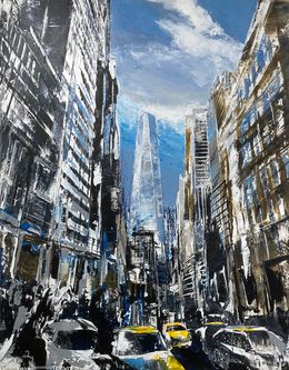 Painting, Wall street NY, Frank De Blok