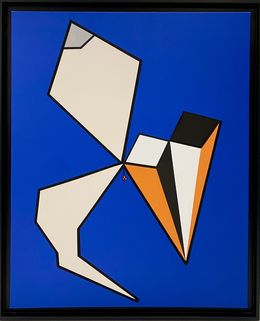 Peinture, Les flammes, Aurore Michel-Grégoire