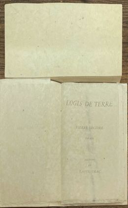 Print, Logis de terre, Raoul Ubac