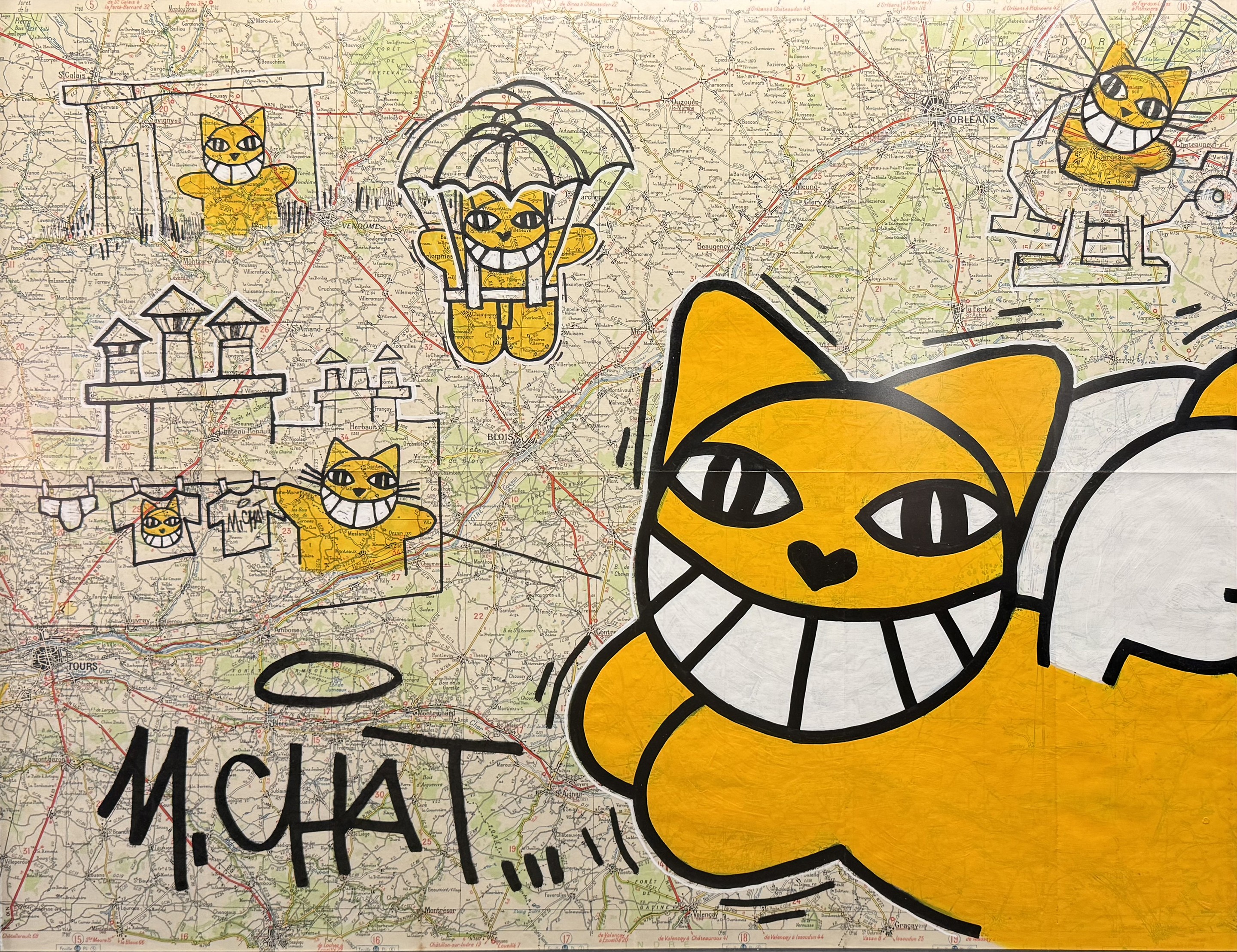 M.Chat, M. Chat visite la Loire M.Chat, M. Chat visite la Loire