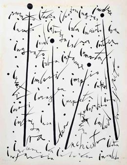 Print, Letter I, Rafael Alberti