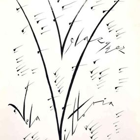 Print, Letter V, Rafael Alberti