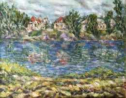 Gemälde, Near the river Psel, Shapoval Ivan