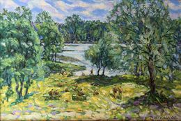 Painting, Beach day, Shapoval Ivan