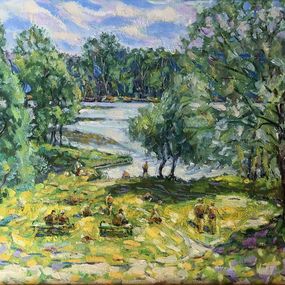 Peinture, Beach day, Shapoval Ivan