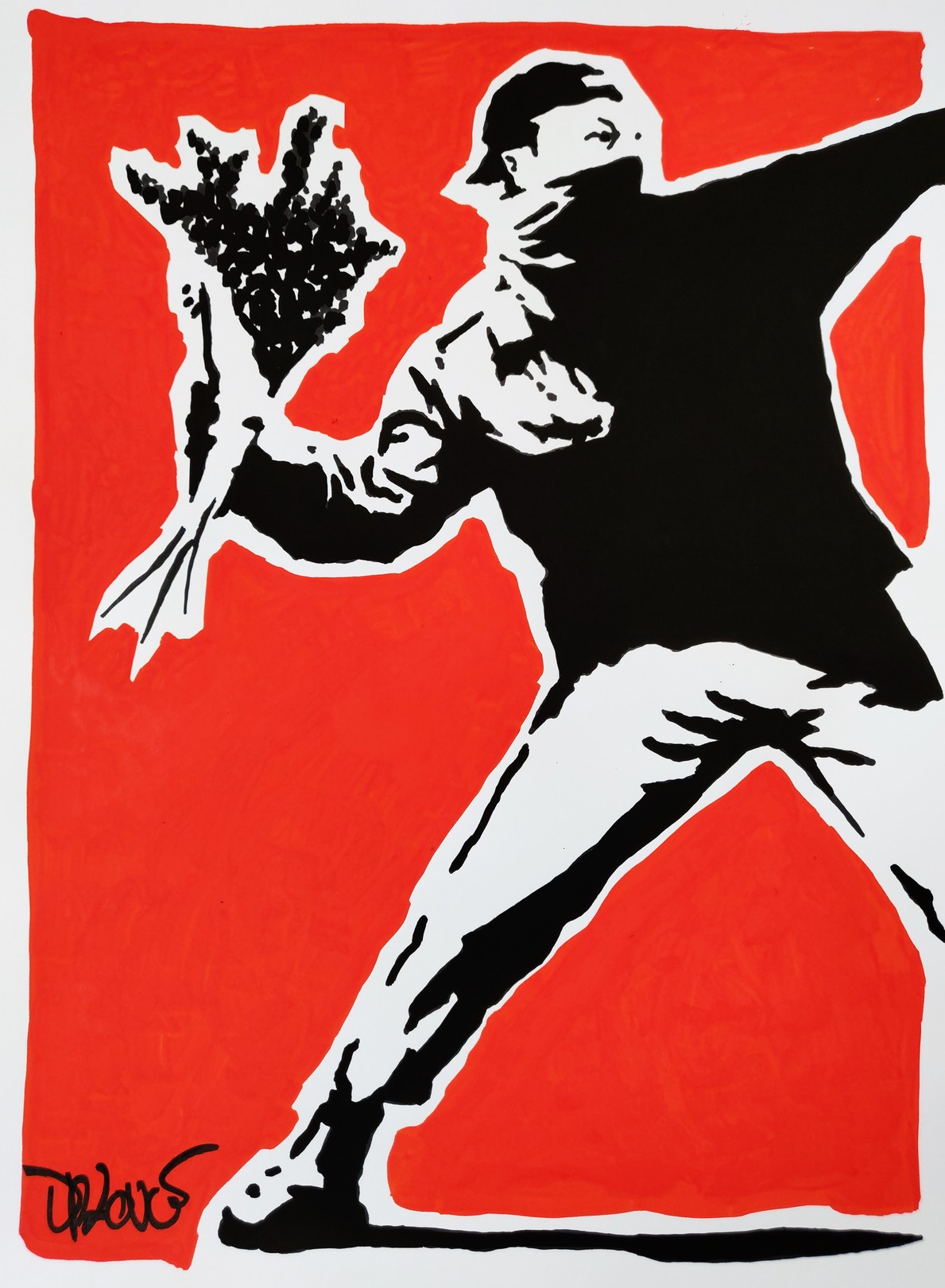 Dr. Love, Love rebel red (a tribute to Banksy) Dr. Love, Love rebel red (a tribute to Banksy)