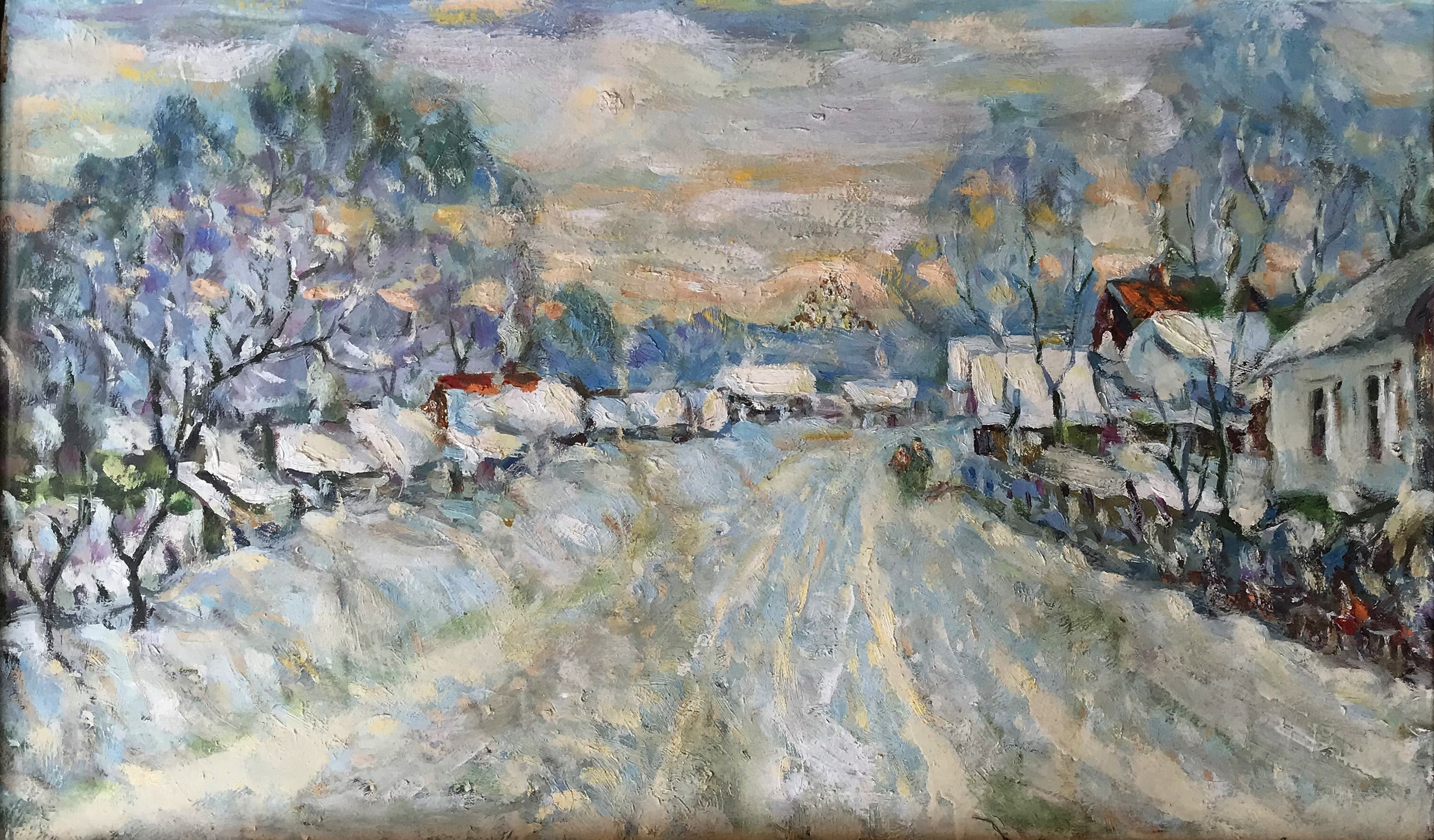 Shapoval Ivan, A snowy day Shapoval Ivan, A snowy day