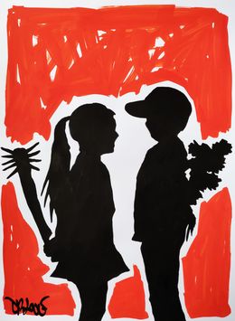 Peinture, Fake love (a tribute to Banksy), Dr. Love