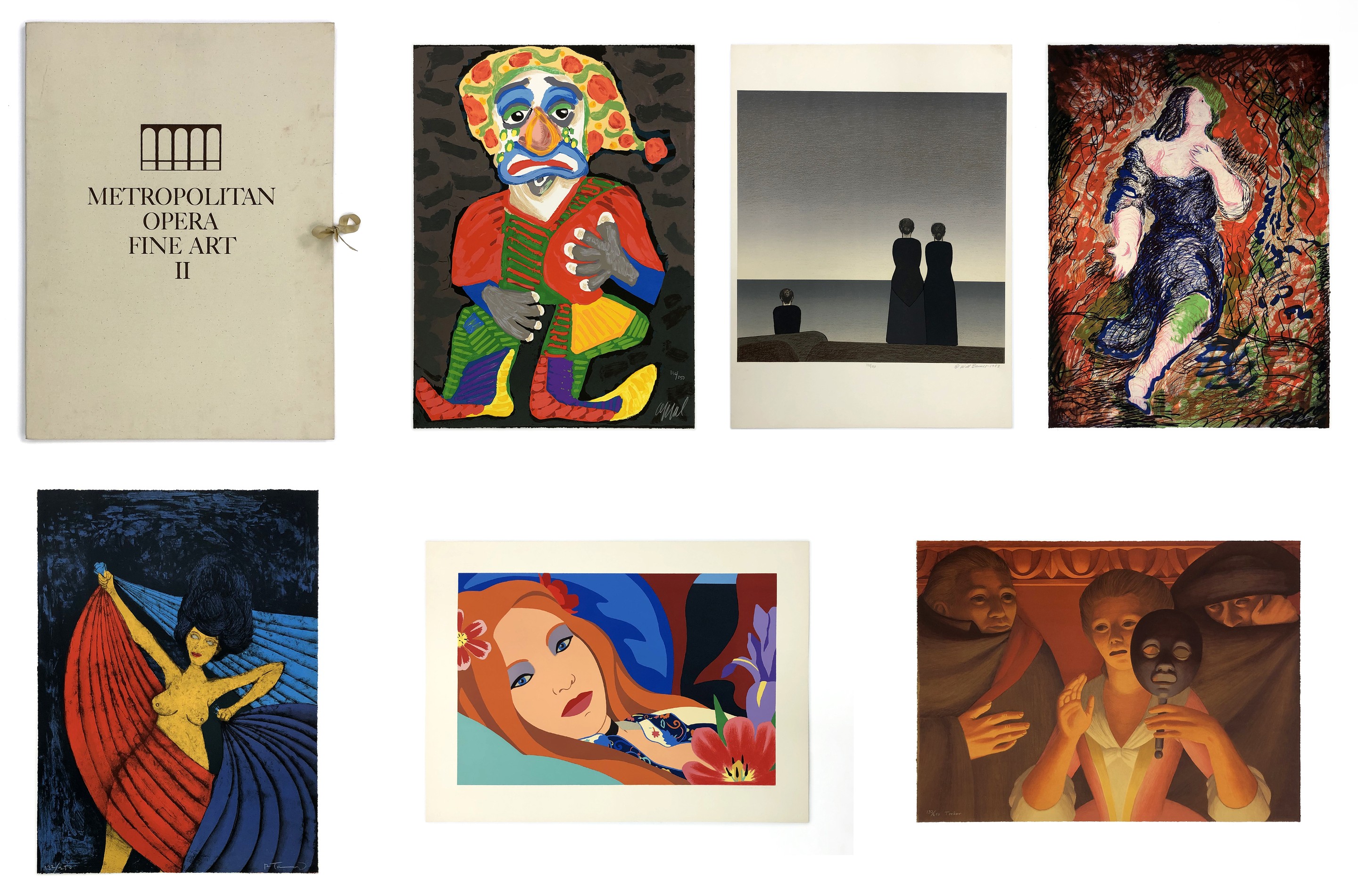 Tom Wesselmann, Metropolitan Opera Fine Art II Portfolio (6 hand signed lithographs) Tom Wesselmann, Metropolitan Opera Fine Art II Portfolio (6 hand signed lithographs)