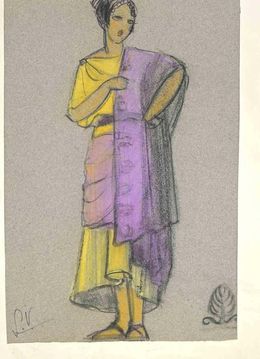 Zeichnungen, Theatrical Costume, Simone Vaulpre