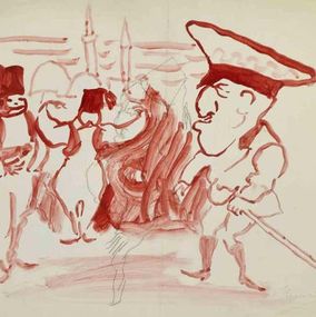 Fine Art Drawings, The General, Mino Maccari