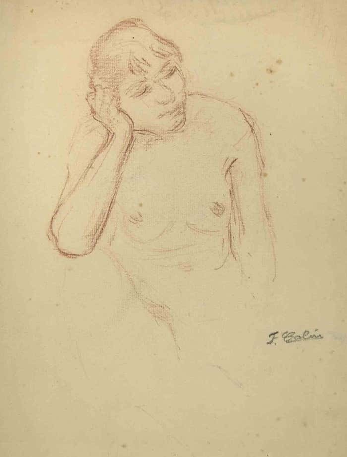 Joseph Colin, Bloody Female Figure Joseph Colin, Bloody Female Figure