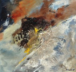 Painting, The wesp lost its way, Pol Ledent