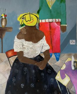 Painting, Untitled V, Wisdom Uche