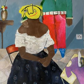 Peinture, Untitled V, Wisdom Uche