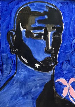 Peinture, My Light Blue Dream 1, Omoyeni Arogunmati