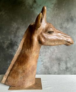 Sculpture, The giraffe, Sylvie Gaudissart