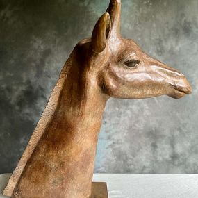 Sculpture, The giraffe, Sylvie Gaudissart