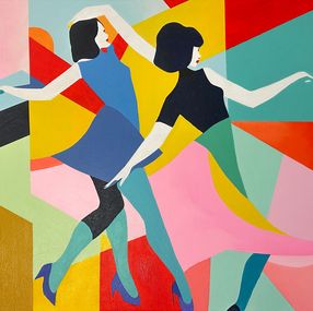 Painting, Into the Weekend, Barbara Schaumann