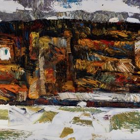 Peinture, Log Cabin, Nicoleta Stati