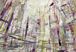 Painting, Blurred Urban Perspectives, Frank De Blok