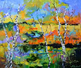 Painting, Autumn colours, Pol Ledent