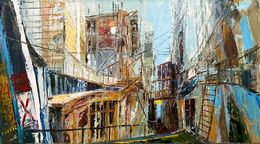 Gemälde, Ruine industriel, Frank De Blok