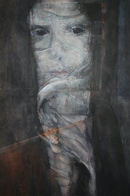 Painting, I could feel my heart beating I, Jacqueline H-Botquelen
